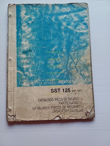 Cagiva SST 125 1981 catalogo ricambi originale spare parts catalogue