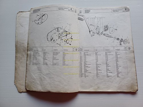 Cagiva SST 125 1981 catalogo ricambi originale spare parts catalogue