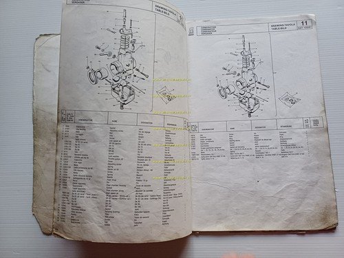 Cagiva SST 125 1981 catalogo ricambi originale spare parts catalogue