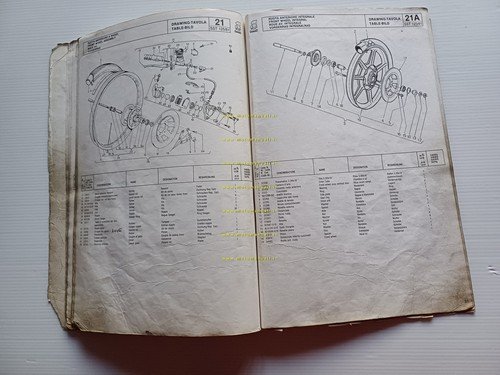 Cagiva SST 125 1981 catalogo ricambi originale spare parts catalogue