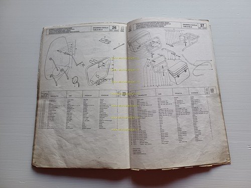 Cagiva SST 125 1981 catalogo ricambi originale spare parts catalogue