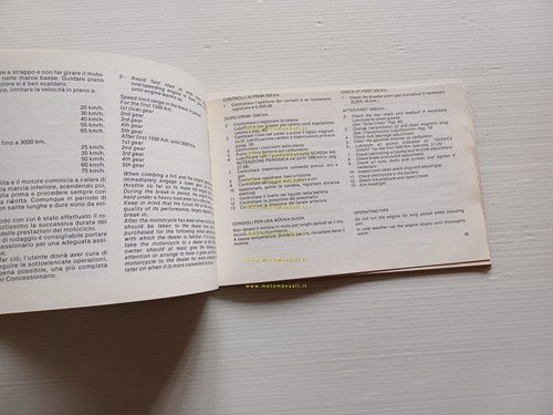 Cagiva SST 125 1981 manuale uso manutenzione Italiano - Inglese …