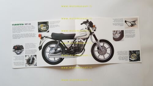 Cagiva SST 125 1982 depliant ITALIANO originale