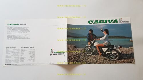 Cagiva SST 125 1982 depliant ITALIANO originale