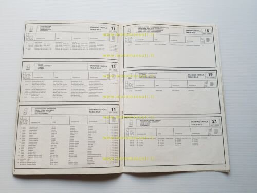 Cagiva SST 125 1982 VARIANTI-SUPPLEMENTO catalogo ricambi originale