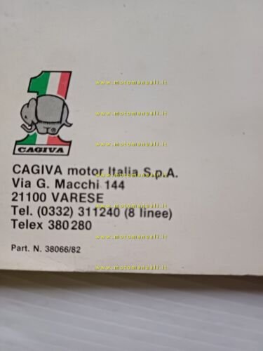 Cagiva SST 125 Low Rider 1982 manuale uso originale italiano …