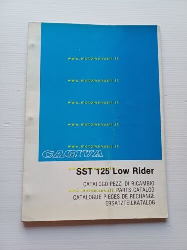 Cagiva SST 125 Low Rider 1983 catalogo ricambi originale moto …