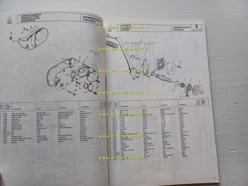Cagiva SST 125 Low Rider 1983 catalogo ricambi originale moto …
