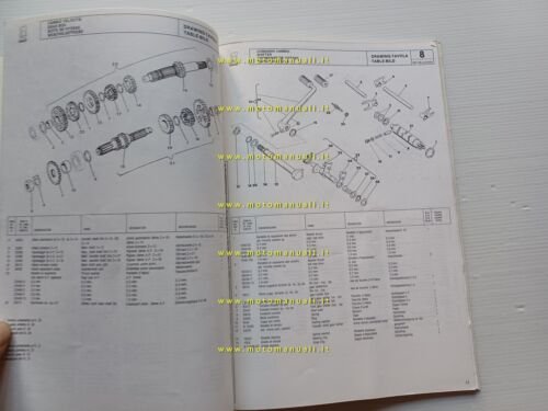 Cagiva SST 125 Low Rider 1983 catalogo ricambi originale moto …