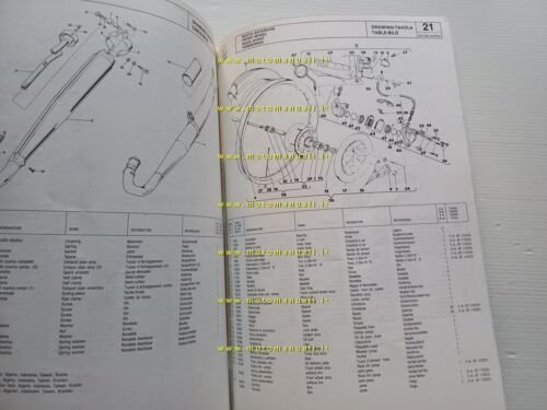 Cagiva SST 125 Low Rider 1983 catalogo ricambi originale moto …