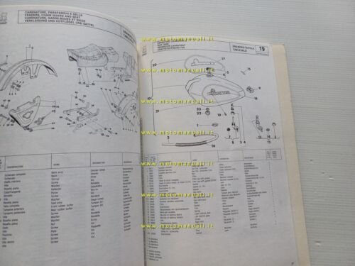 Cagiva SST 125 Low Rider 1983 catalogo ricambi originale moto …