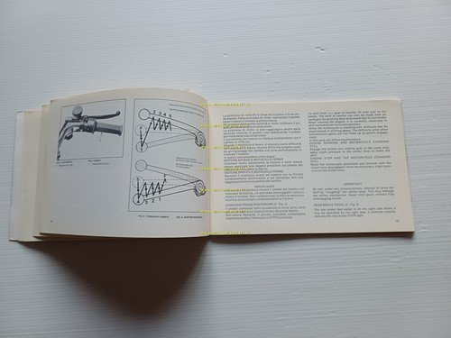 Cagiva SST 250 - 350 1981 manuale uso manutenzione ITALIANO …