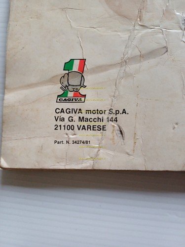 Cagiva SST 250 - SST 350 1981 manuale uso manutenzione …