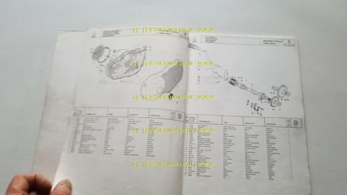 Cagiva SST 250 1980 catalogo ricambi originale SPARE PARTS CATALOGUE