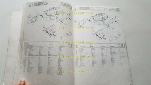 Cagiva SST 250 1980 catalogo ricambi originale SPARE PARTS CATALOGUE