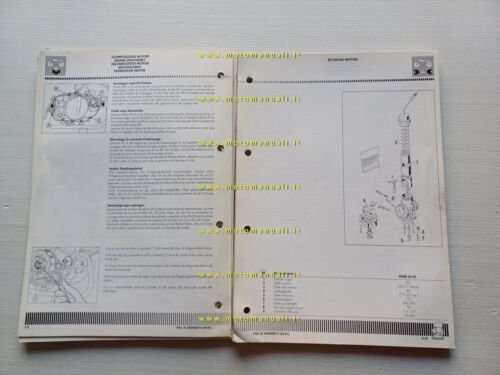 CAGIVA Super City 125 1991 manuale officina AGGIORNAMENTO originale
