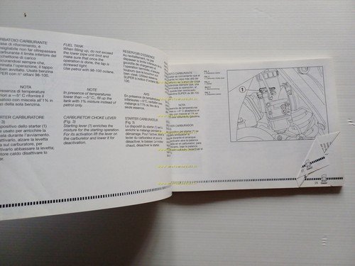 Cagiva Super City 125 1991 manuale uso manutenzione libretto originale …