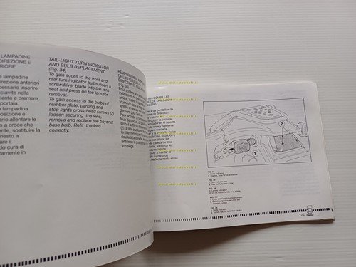 Cagiva Super City 125 1991 manuale uso manutenzione libretto originale …