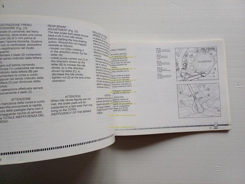 Cagiva Super City 125 1991 manuale uso manutenzione libretto originale …