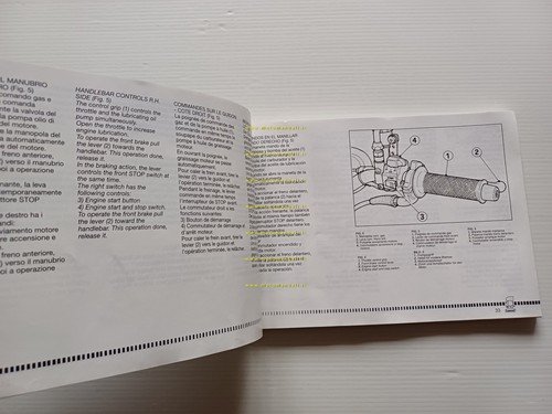 Cagiva Super City 125 1991 manuale uso manutenzione libretto originale …