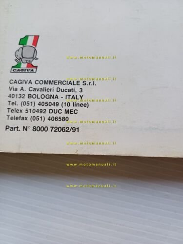 Cagiva Super City 50 1991 manuale uso manutenzione libretto originale …