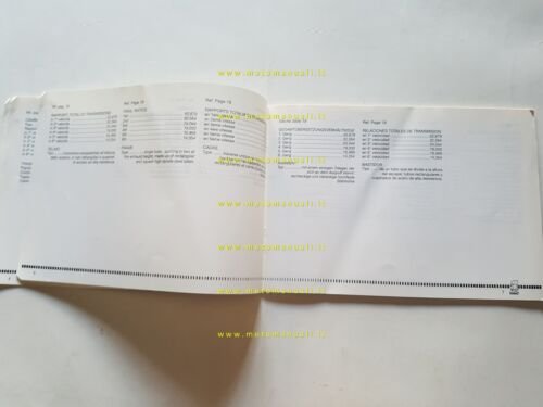 Cagiva Super City 50 1993 cambio 6V aggionamento manuale uso …