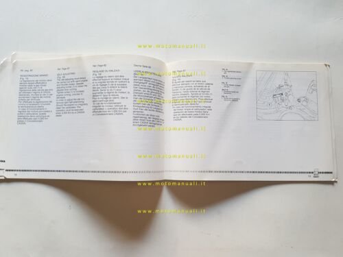 Cagiva Super City 50 1993 cambio 6V aggionamento manuale uso …