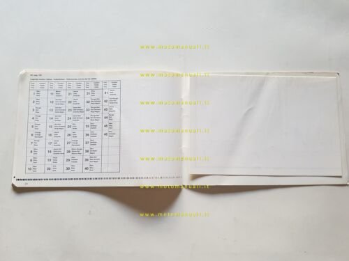 Cagiva Super City 50 1993 cambio 6V aggionamento manuale uso …