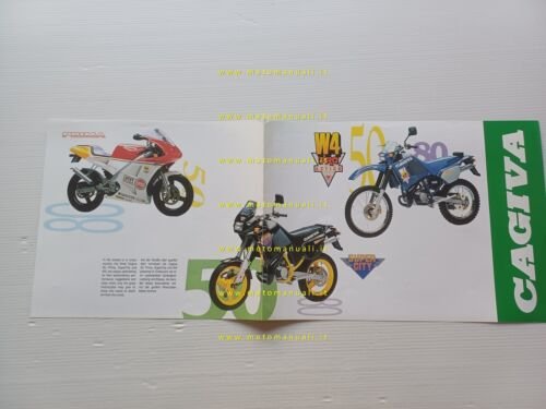 Cagiva Supercity - W4 - Prima 50 - 80 depliant …