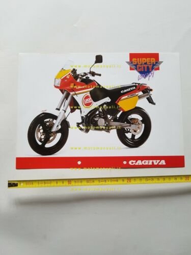 Cagiva Supercity 50 Enduro 1991 depliant originale brochure moto