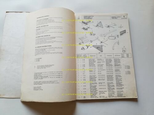 Cagiva SX 250-350 1982 catalogo ricambi originale moto spare parts …