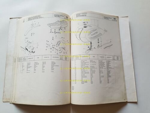 Cagiva SX 250-350 1982 catalogo ricambi originale moto spare parts …