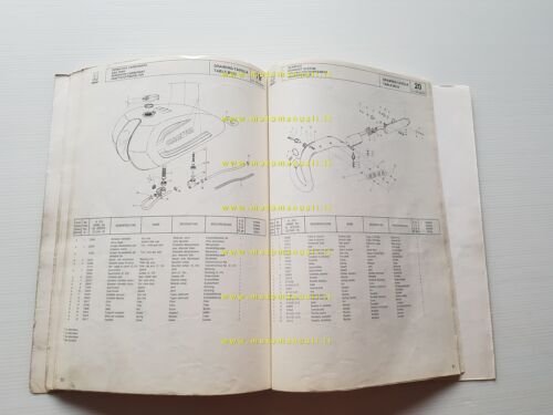 Cagiva SX 250 SX 350 1981 catalogo ricambi originale spare …