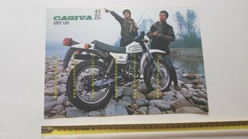 Cagiva SXT 125 1981 depliant originale brochure moto