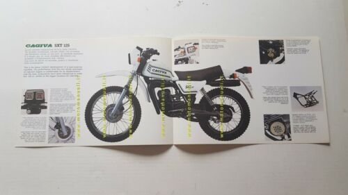 Cagiva SXT 125 1981 depliant originale brochure moto