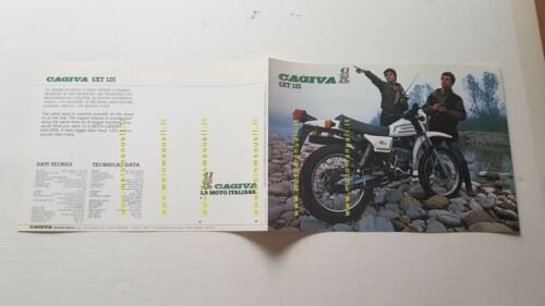 Cagiva SXT 125 1981 depliant originale brochure moto