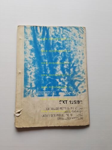 Cagiva SXT 125 1982 catalogo ricambi originale