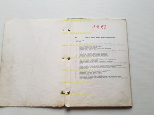 Cagiva SXT 125 1982 catalogo ricambi originale