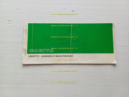 Cagiva SXT 125 1984 libretto tessera garanzia originale USATO