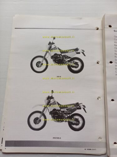 CAGIVA T4 350 R-E - 500 E 1987 manuale officina …