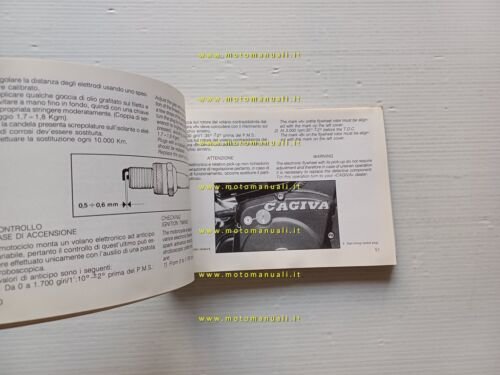 Cagiva T4 500 E 1987 manuale uso manutenzione libretto istruzioni …