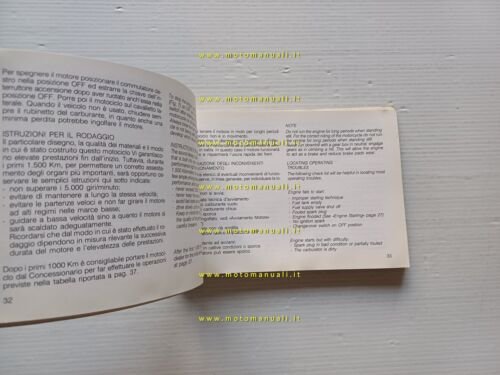 Cagiva T4 500 E 1987 manuale uso manutenzione libretto istruzioni …