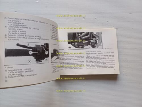 Cagiva T4 500 E 1987 manuale uso manutenzione libretto istruzioni …