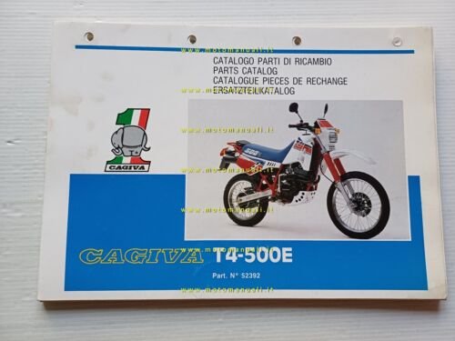 Cagiva T4 500 E Enduro 1987 catalogo ricambi originale spare …
