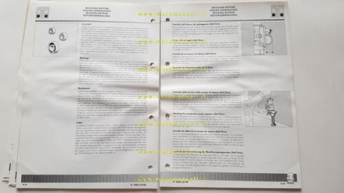 CAGIVA T4 500 R-E 1988 VARIANTI al manuale officina 1987