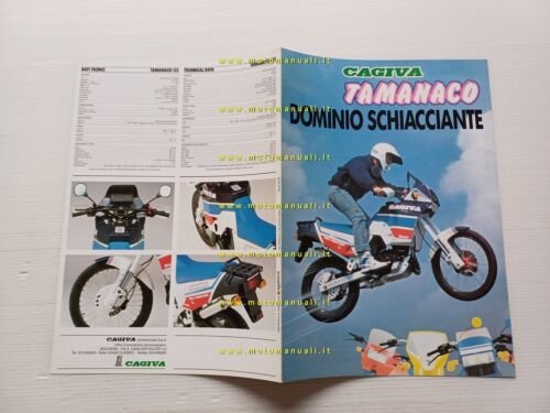 Cagiva Tamanaco 125 1988 depliant originale ITALIANO