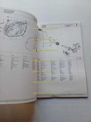 Cagiva TR 350 Trial 1983 catalogo ricambi originale parts catalog