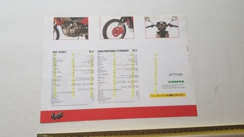 Cagiva W12 350 Enduro 1993 depliant originale brochure moto