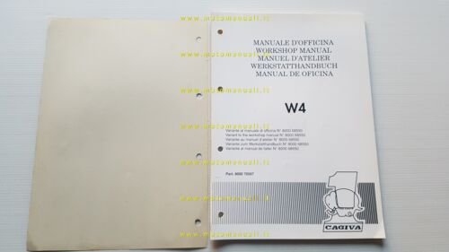 Cagiva W4 50 1991 AGGIORNAMENTO manuale officina originale