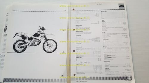 Cagiva W4 50 1991 AGGIORNAMENTO manuale officina originale